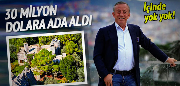 Ali Ağaoğlu'nun da artık bir adası var