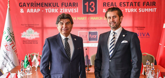 13.Gayrimenkul Fuarı ve Arap-Türk Zirvesi 23-24 Mart tarihlerinde başlıyor