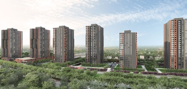 Bulvar Loft projesinde örnek daire görücüye çıktı