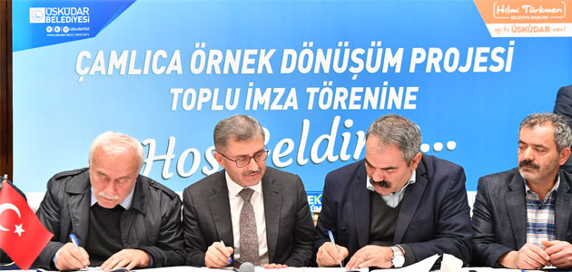 Çamlıca Camii Çevresinde Örnek Dönüşüm İçin İmzalar Atıldı