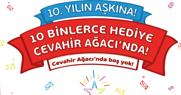 10. yılın aşkına, 10 binlerce hediye cevahir ağacında 