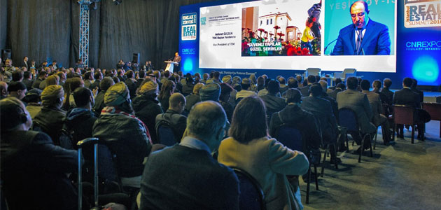 CNR Emlak Fuarı inşaatın zirvesini buluşturuyor