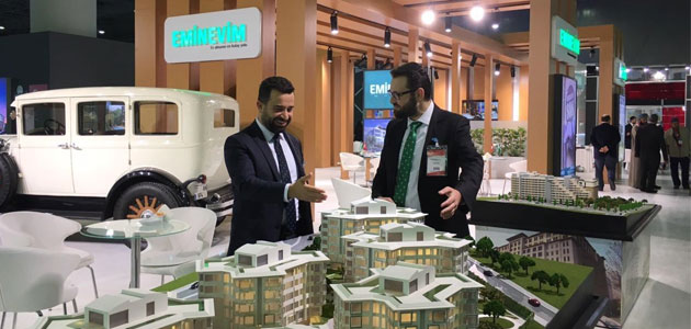 Eminevim ve yeni projelerine emlak fuarında yoğun ilgi