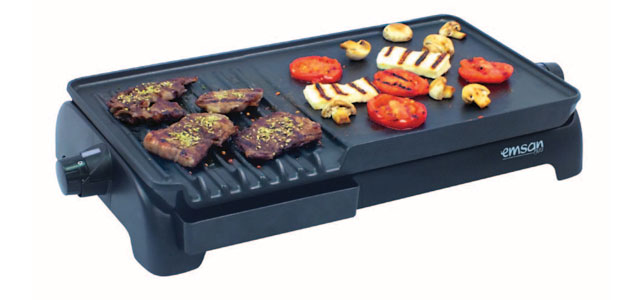 Mangal sever babalara Emsan’dan Feel Steel İkiz Grill