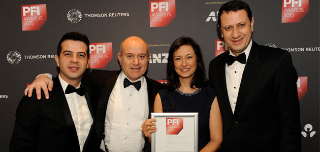 Finansbank proje finansmanında ödüle doymuyor