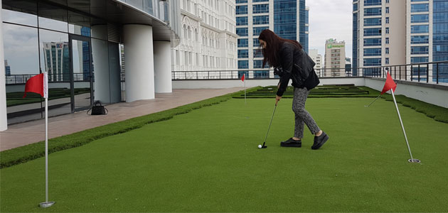 İş Merkezlerinde Golf Modası!