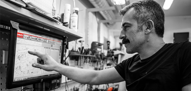 Hilti ürünlerinde 2 yıl masraf yok, 3 günde tamir ve teslimat hizmeti var