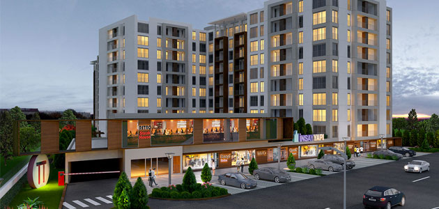 Ondörtüç Pendik'in  örnek dairesi görücüye çıktı