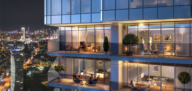 Queen Bomonti’de daire fiyatları 648.970 TL’den başlıyor