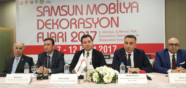 2017’ nin En Yeni Tasarımları Samsun 2.Mobilya Dekorasyon Fuarı’ nda 