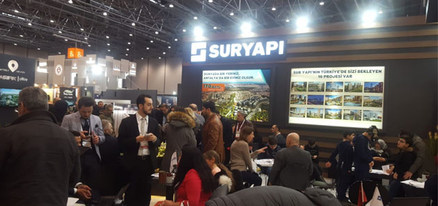 Evim Türkiye Fuarı’nda Sur Yapı Projeleri’ne ziyaretçi akını